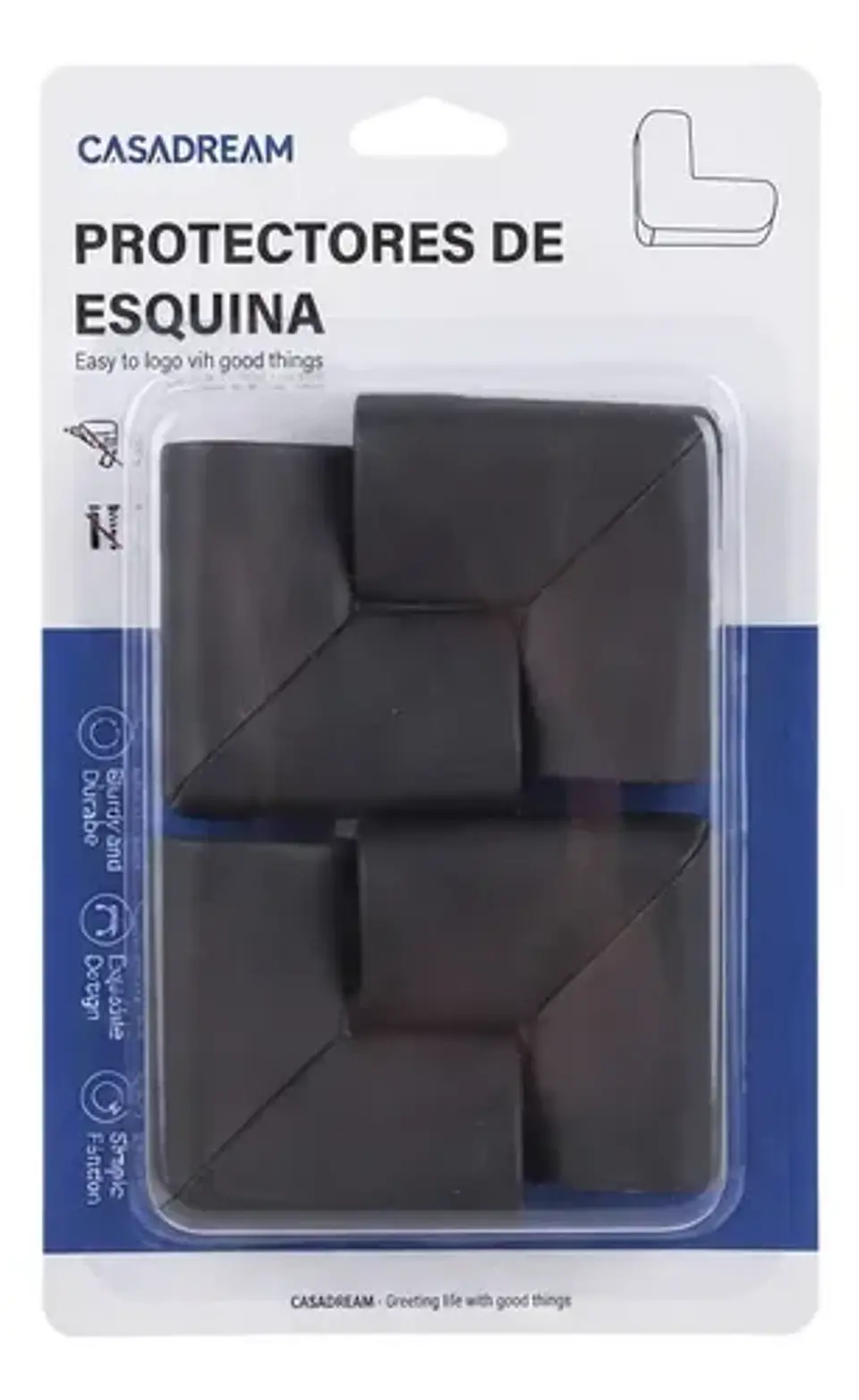 Protector De Esquina Acolchado Espuma X 4u  6