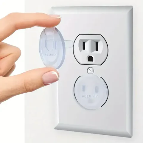 Protector Tapa Seguridad Enchufe Plano Tomacorriente