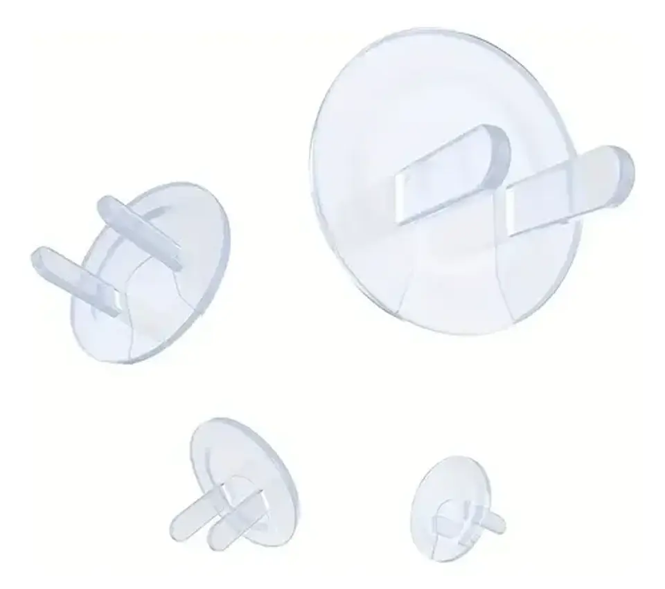 Protector Tapa Seguridad Enchufe Plano Tomacorriente 2