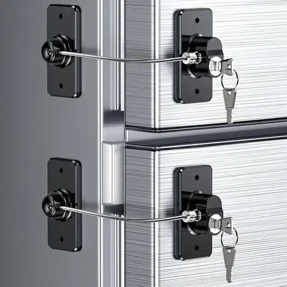 Cerraduras Adhesiva Para Refrigerador, Congelador Y Cajones 1