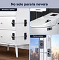 Cerraduras Adhesiva Para Refrigerador, Congelador Y Cajones - Miniatura 4
