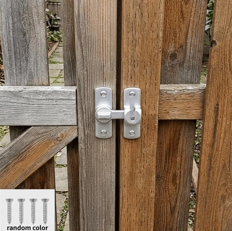 Cerradura Tipo Granero 90° Y 180° Para Puerta Abatible 7