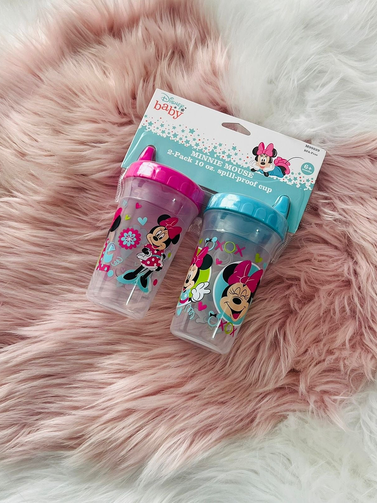 Pack Vasitos Anti-derrame Minnie (2) 1