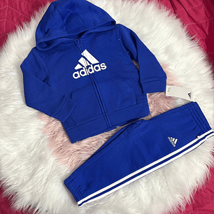 Conjunto Buzo Adidas Azul - 24M