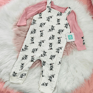 Conjunto Jardinera Minnie - 24M