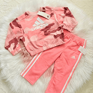 Conjunto Adidas Rosado Militar - T2