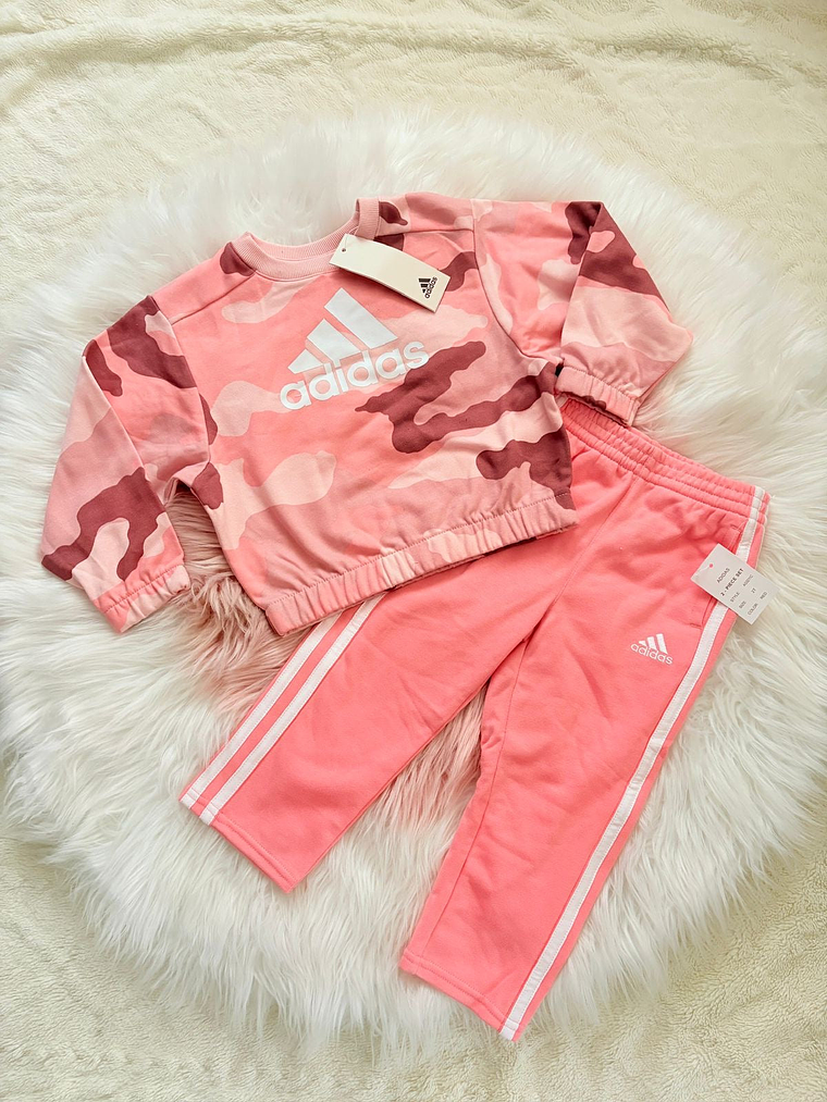 Conjunto Adidas Rosado Militar - T2 1