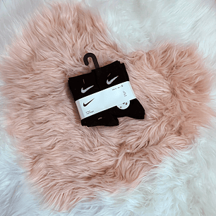 Pack x6 Calcetines Negros Nike - T23,5/27