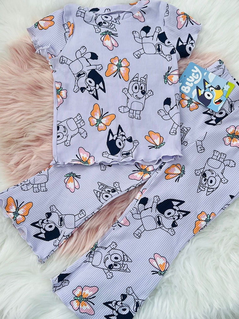 Conjunto Bluey con Mariposas - T2 1