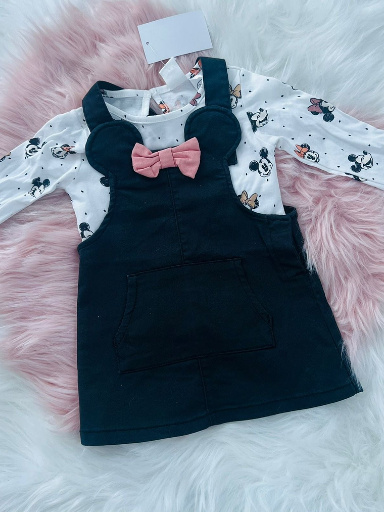 Conjunto Jardinera Mickey & Minnie - T4/6 1