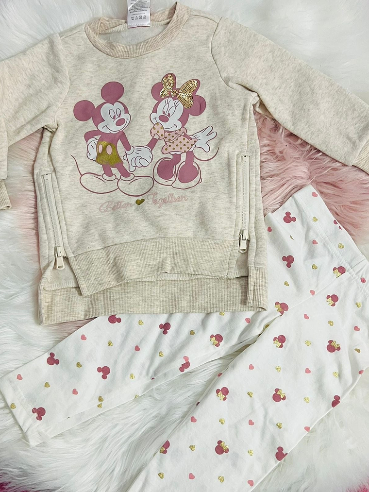 Conjunto Mickey & Minnie - 24M 1