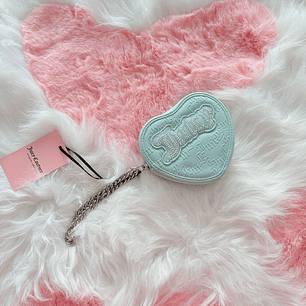 Monedero Corazón Juicy Couture Celeste