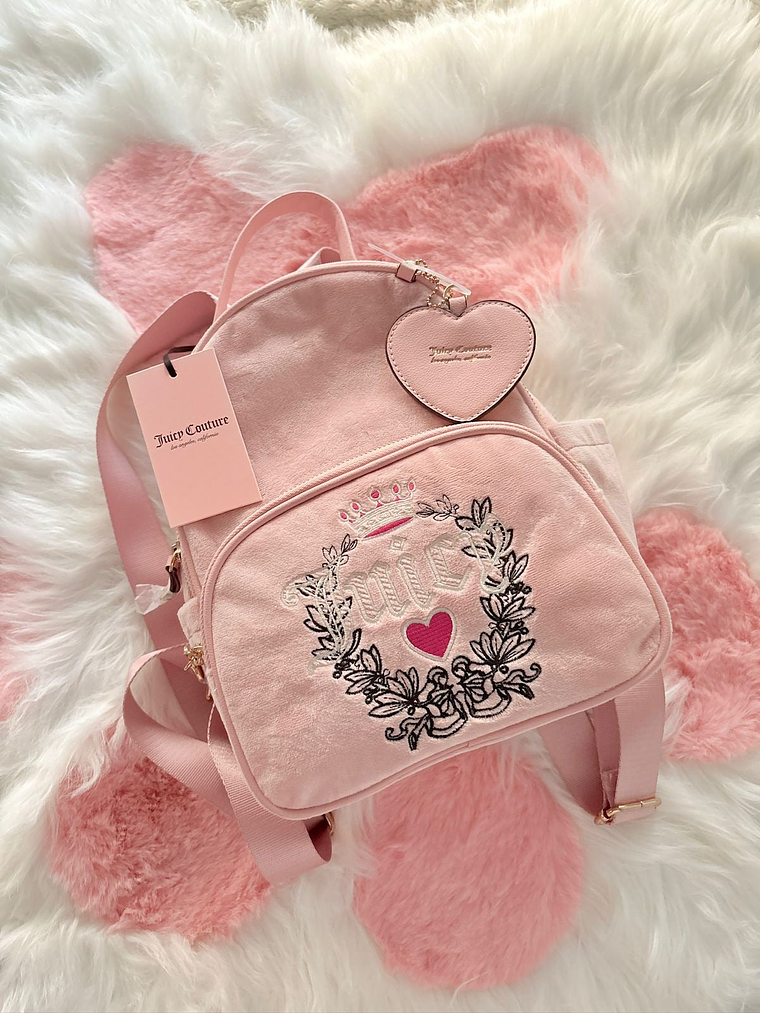 Cartera Mochila - Juicy Couture Pink 1