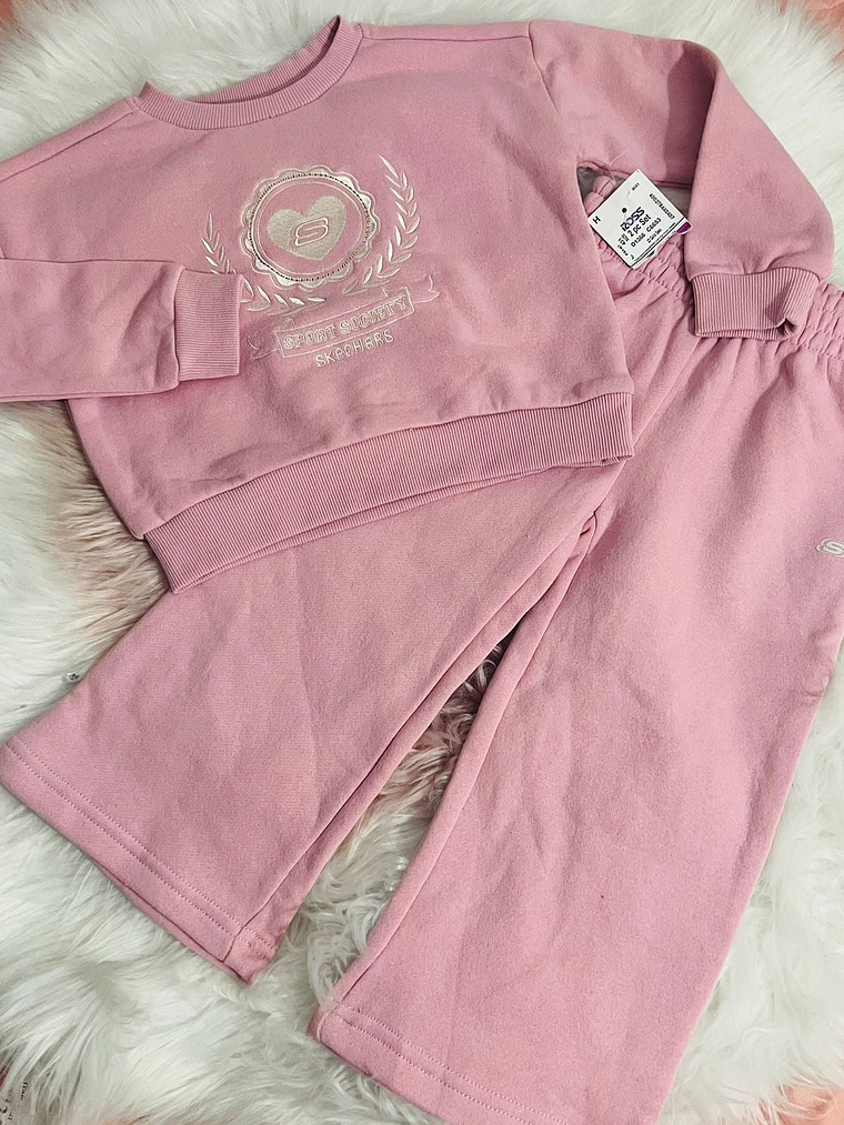 Conjunto Buzo Sketchers Pinky - T3 1