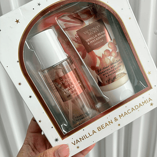 Set Victoria's Secret Vanilla Bean & Macadamia Perfume & Lotion