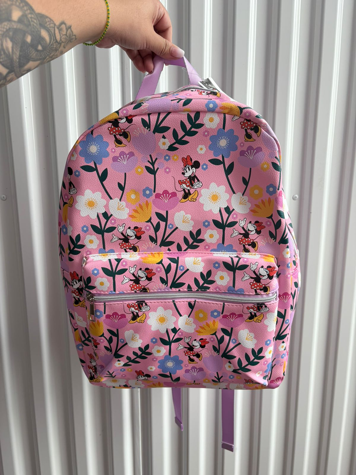 Mochila Minnie Floreada Grande 1