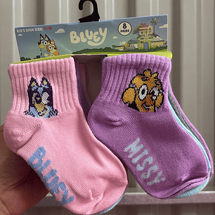 Pack Calcetines Bluey x8 T23,5 a 27