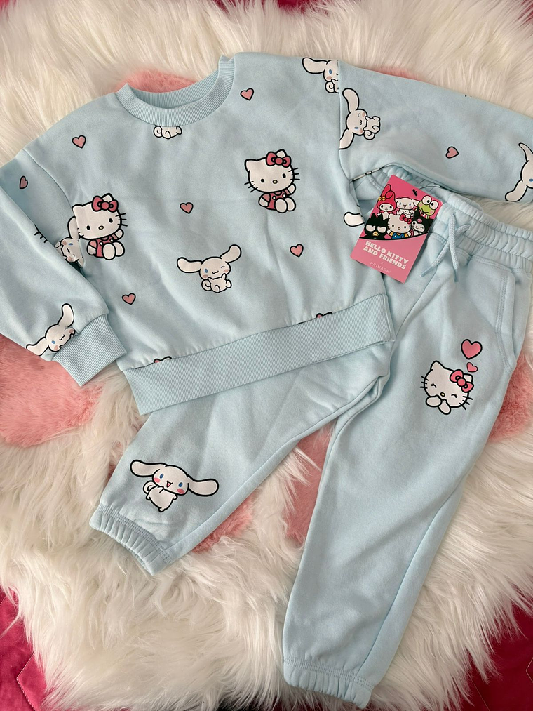 Conjunto Celeste Hello Kitty T1/2 1