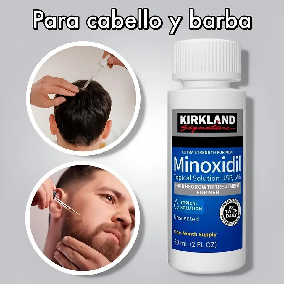 MINOXIDIL 5% PACK 6 MESES 3