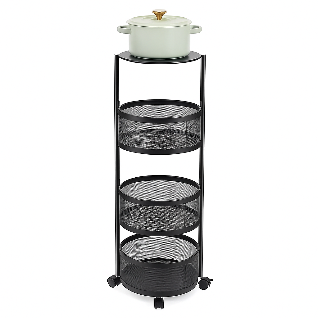 Carrito Organizador de Cocina Multiusos con Ruedas 2