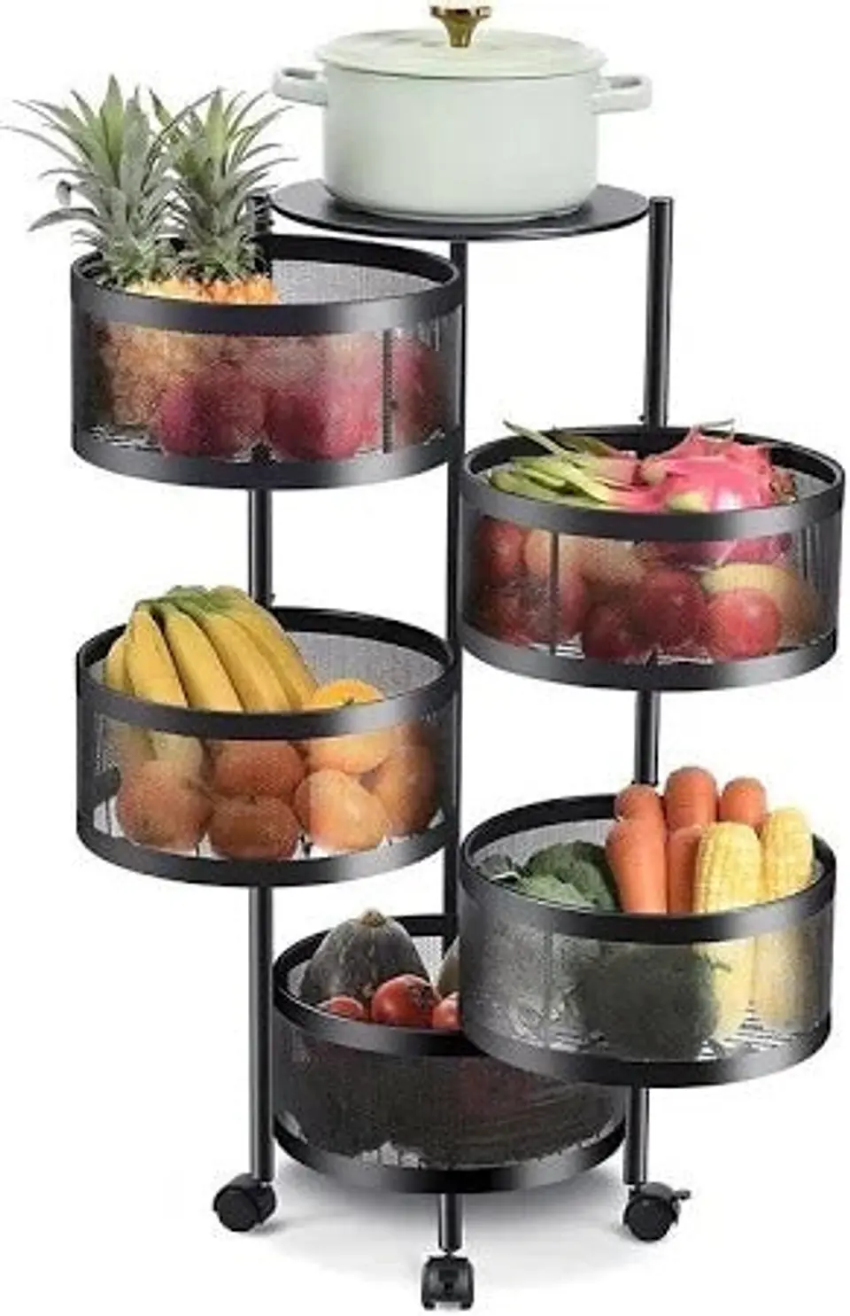 Rack de 5 niveles verduras 2