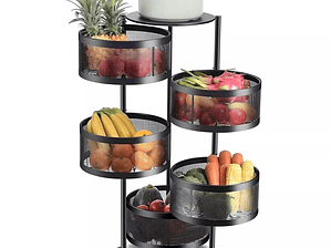 Rack de 5 niveles verduras