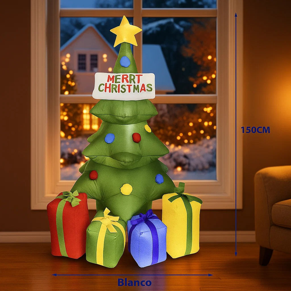 Arbol navideño inflable 1
