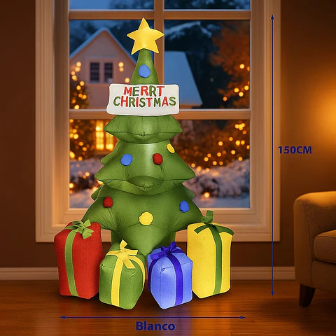 Arbol navideño inflable