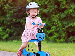 Scooter Monopatín 3 En 1 Ajustable Chinita