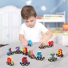 Tren de madera magnético Montessori 2