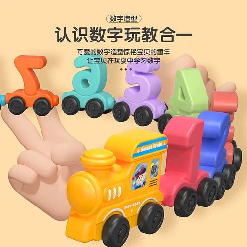 Tren de madera magnético Montessori 1