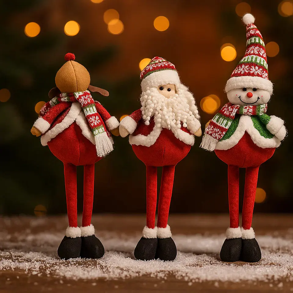 Muñeco navideño de pata extendibles 1