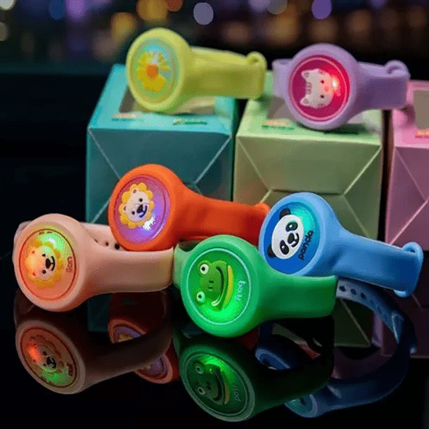 Pulsera con luz repelente 1