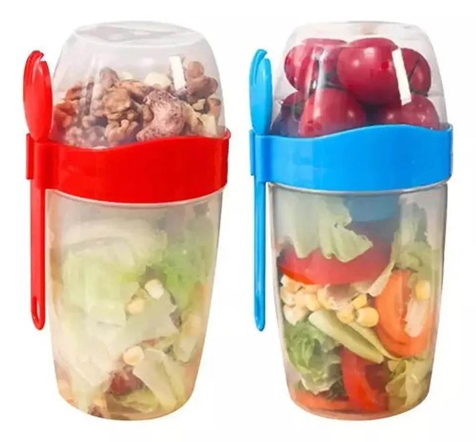 Vaso Yogurt Fruta Cereal Ensalada 650ml 3