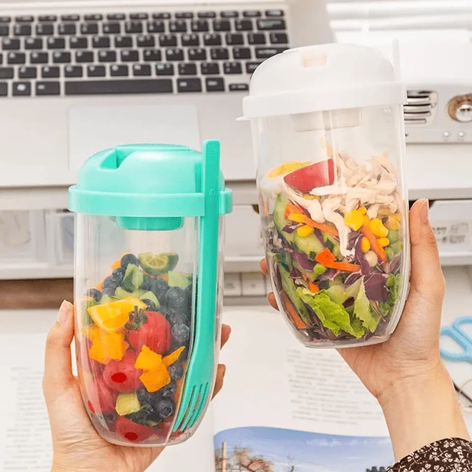 Vaso Yogurt Fruta Cereal Ensalada 650ml 4