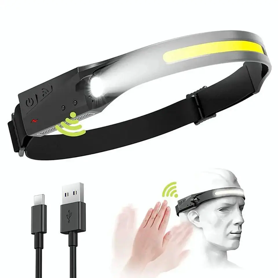 Linterna de Cabeza Recargable 1