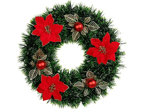 Corona navideña de 40cm