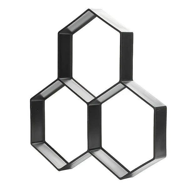 Molde para cemento hexagonal 2