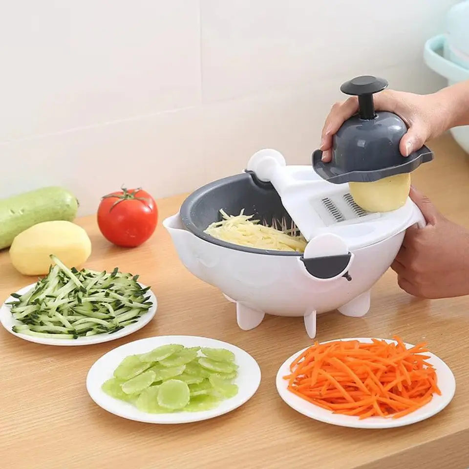 Mandolina Cortadora Verduras 9 En 1 Cocina 1