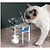 TLPB Fuente para gato bebedero para mascotas color trasparente