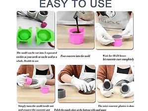 Moldes De Silicona Macetas Moldes de Yeso