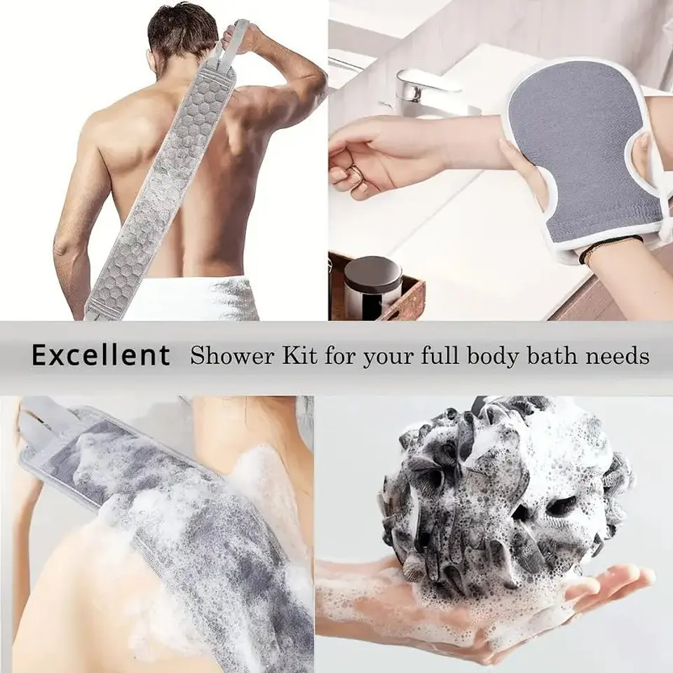 Kit exfoliante de baño 2