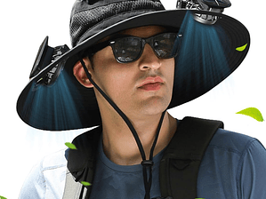 Gorra con ventilador solar