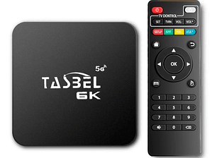 Tv Box Decodificador Tasbel 6K Tv a Smart Android 13 4GB + 32GB
