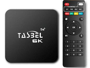 Tv Box Decodificador Tasbel 6K Tv a Smart Android 13 4GB + 32GB