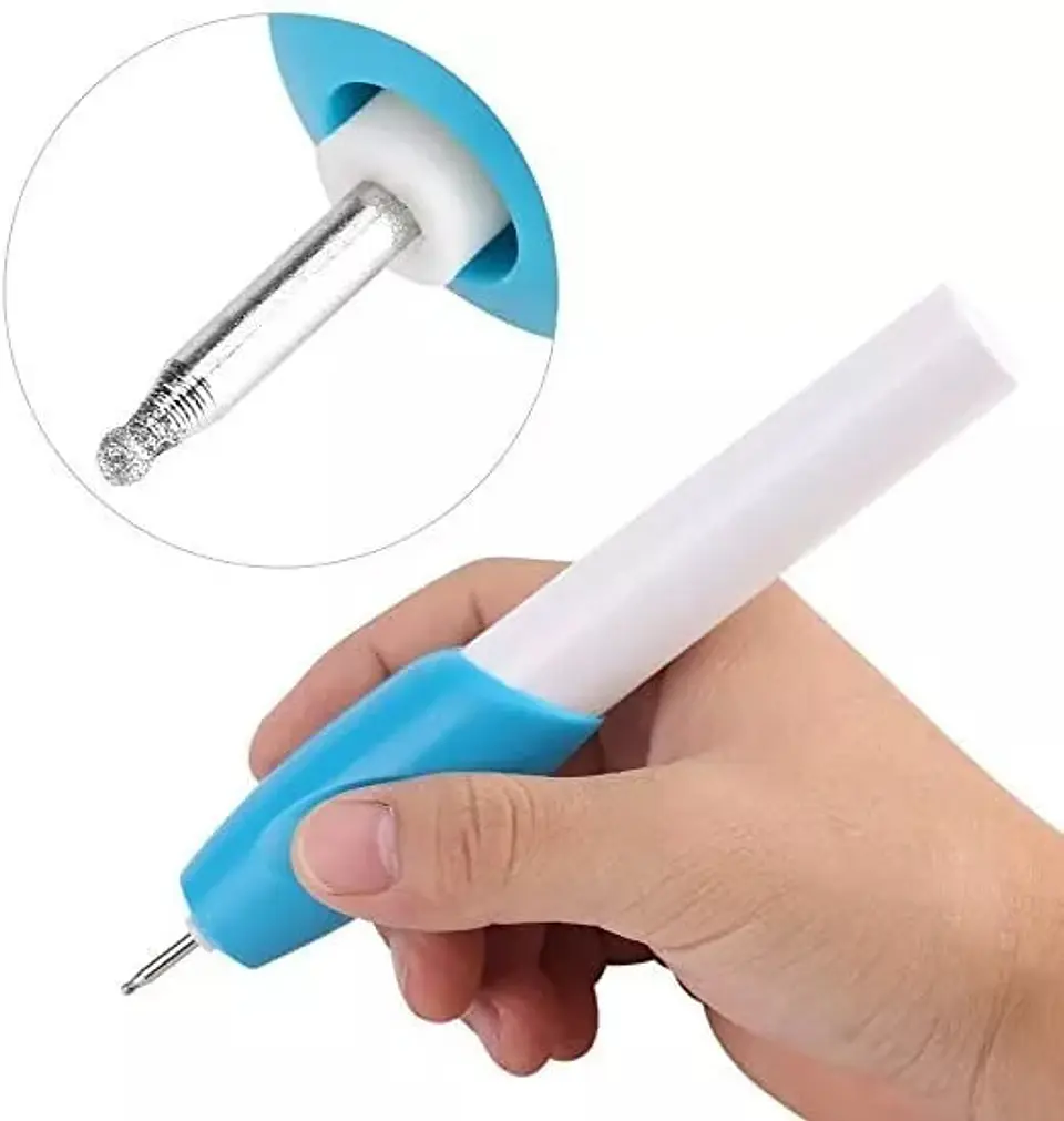 Lápiz Grabador Tallador Metal Plástico Vidrio Madera Cuero 2