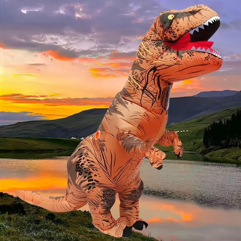 Disfraz dinosaurio inflable 1