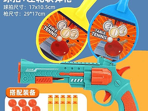 Juguete pistola tiro al blanco 2 en 1