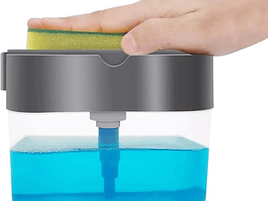 Dispensador De Lavaloza Con Soporte De Esponja