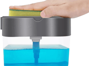 Dispensador De Lavaloza Con Soporte De Esponja